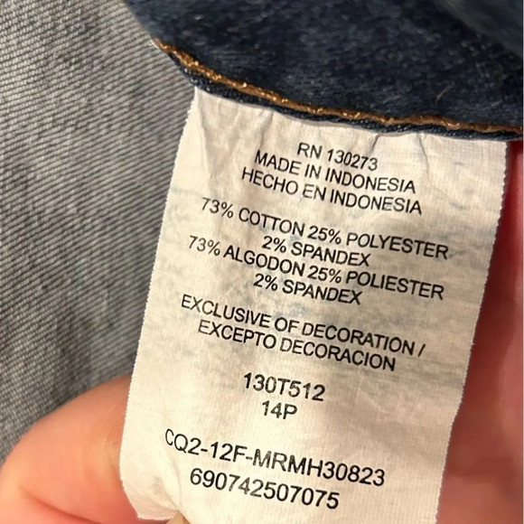 Riders by Lee Midrise Bootcut Jeans size 14 P - Picture 6 of 7